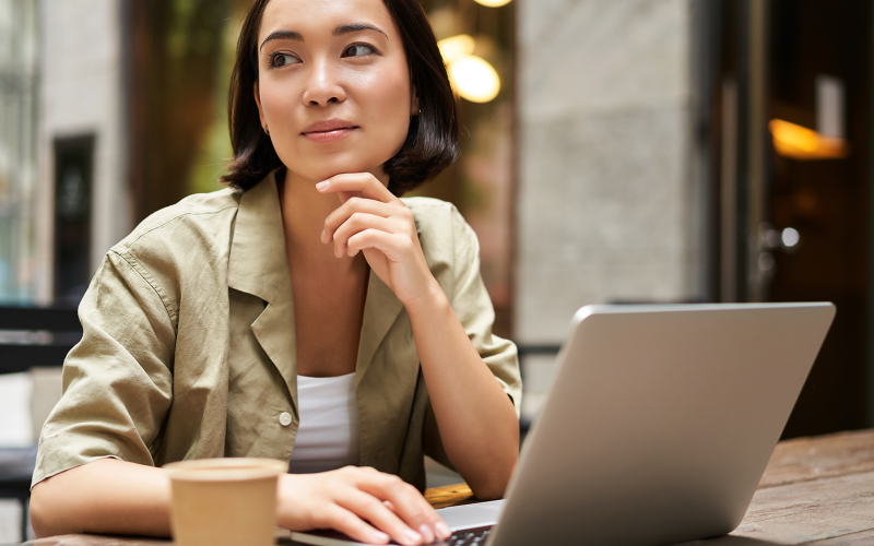 young-woman-working-cafe-using-laptop-drinking-coffee-asian-girl-student-with-computer